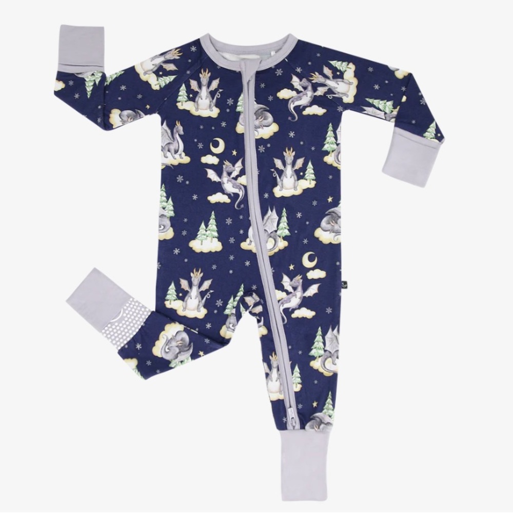 Like New Sleepy Sloth Bamboo Zippy